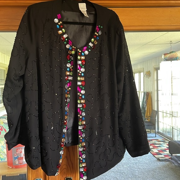ROAMAN’S BEADED ELEGANT JACKET 22w - Picture 4 of 14